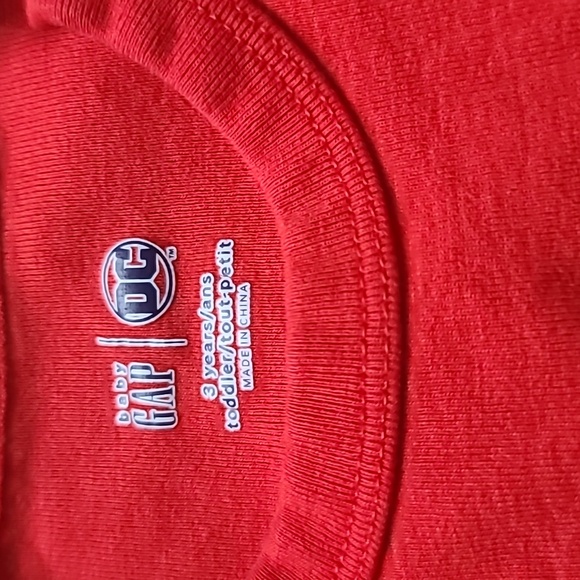 10 for $25 - baby GAP Girls 3T Orange-Red Wonder Woman Pajama Top - Picture 2 of 2